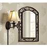 Godia Bronze Oval Plug-In Swing Arm Wall Lamp