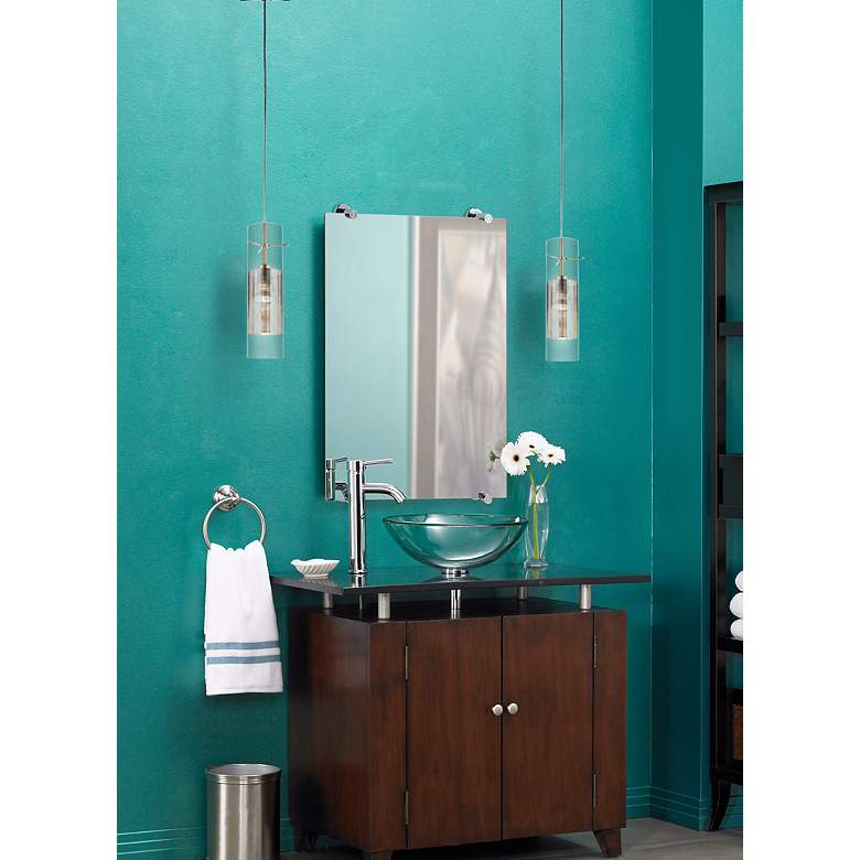 Spartan Series Brushed Steel Pendant Chandelier