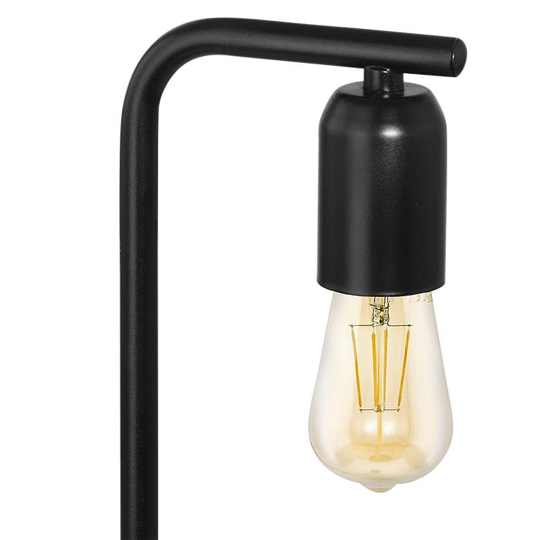 Eglo Adri 17" High Black Metal Accent Table Lamp