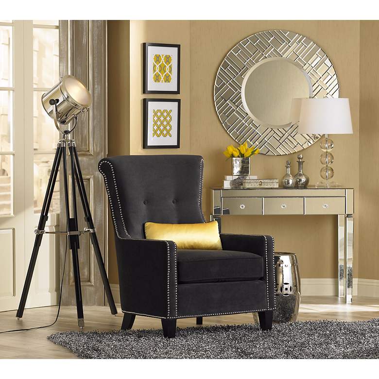 Set of 4 Golden Tiles 14" Square Black Framed Wall Art