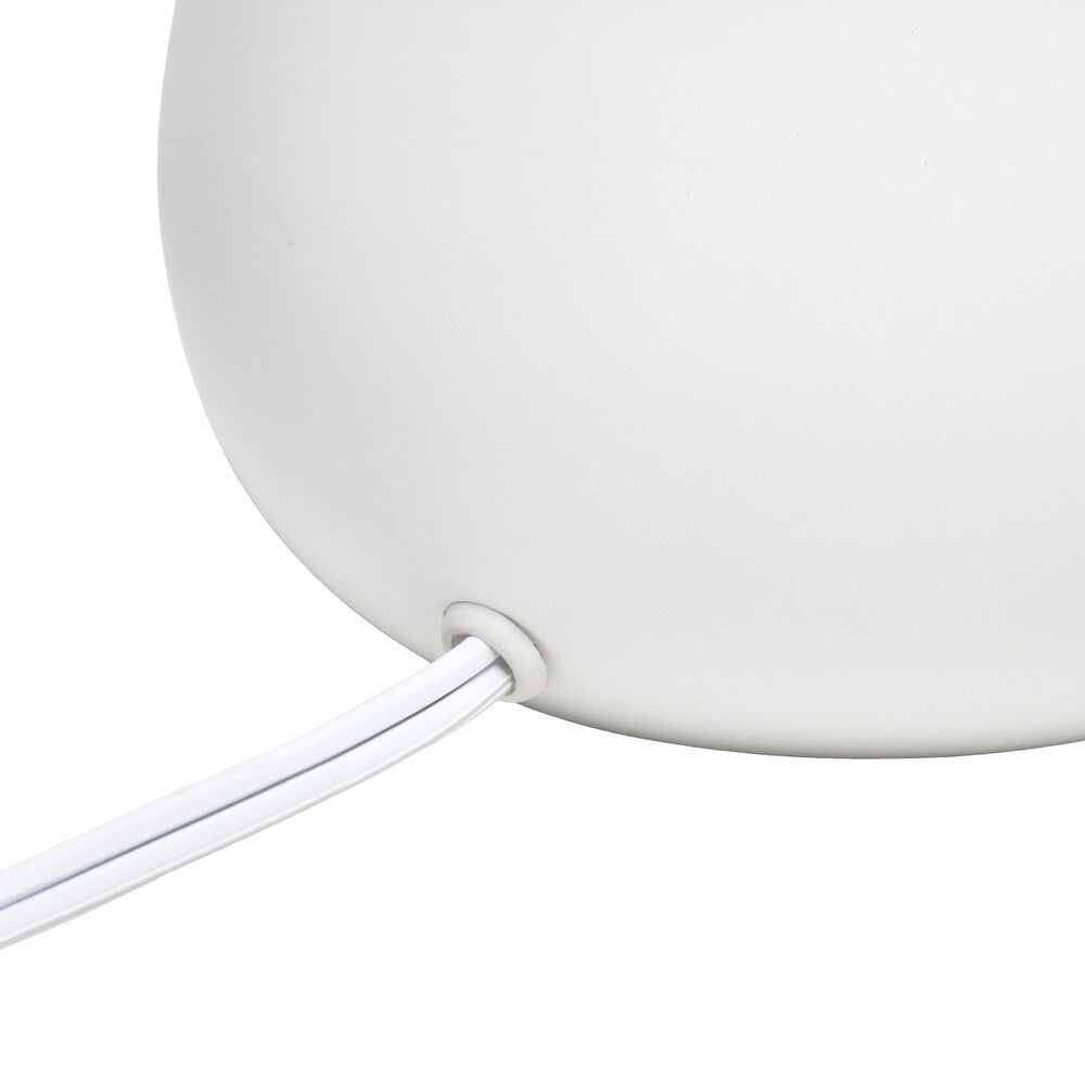 14" Two Toned Metallic Beside 4 Setting Touch Table Lamp