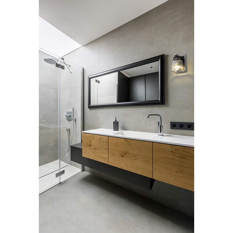 Jackson 8" High Matte Black Wall Sconce