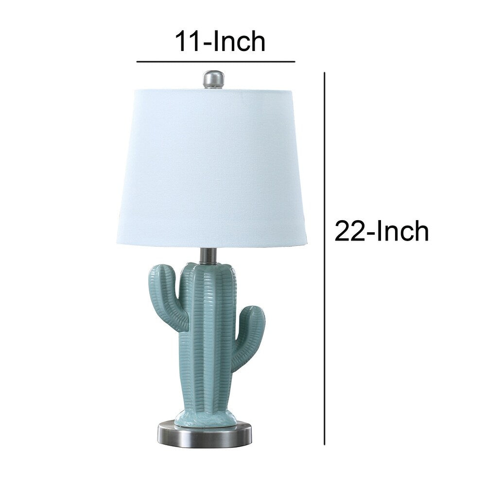17 Inch Accent Table Lamp, Ribboned Bow, Round Base, LED Lighting, Red