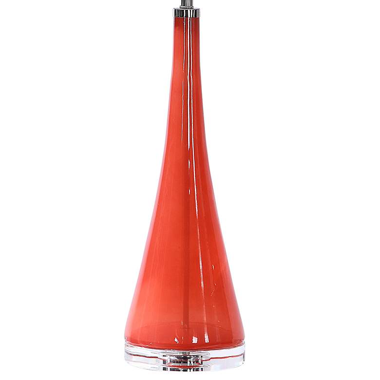 Ariel Coral Glass and Crystal Buffet Lamp