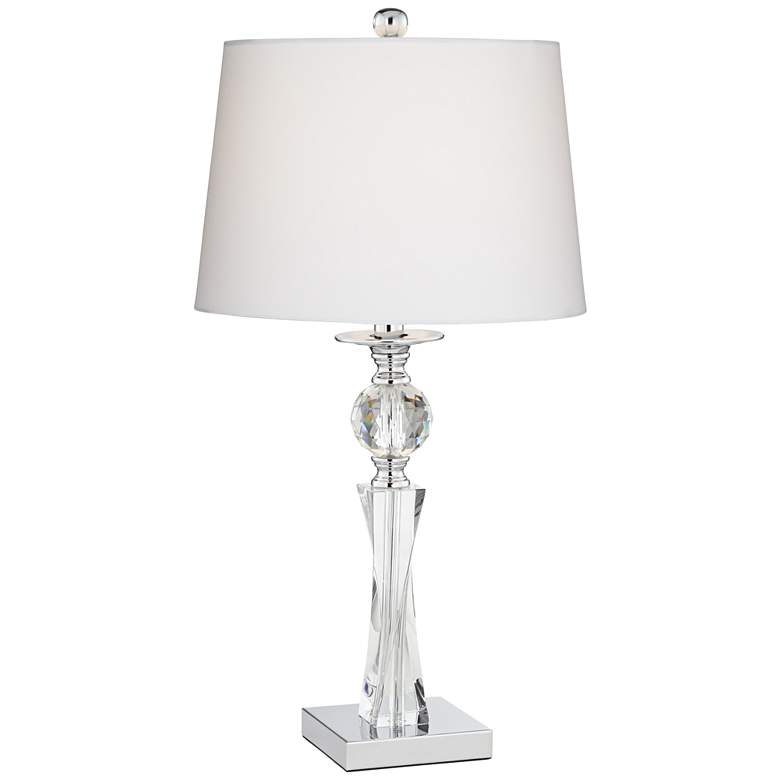 Julian Twist Column Crystal Table Lamp