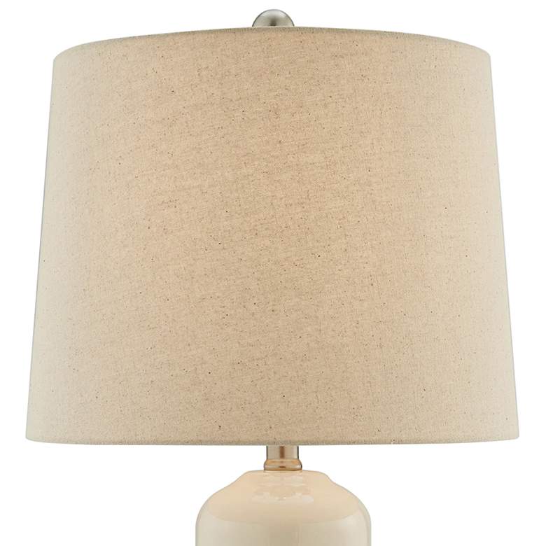 Lite Source Noelle Natural Ceramic Table Lamps Set of 2