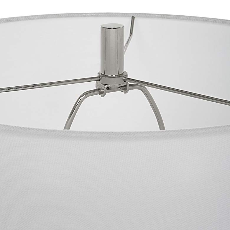 Avalon Coastal Blue Glass Gourd Table Lamp