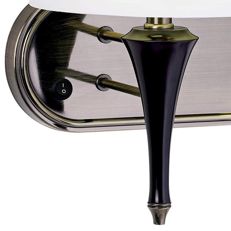 Therese 19" High Antique Brass 2 Light Wall Sconce