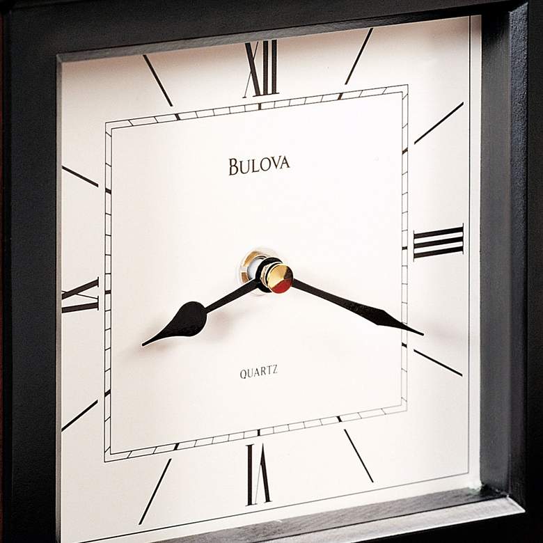 Bulova Morrigon 10" Wide Mantel Clock