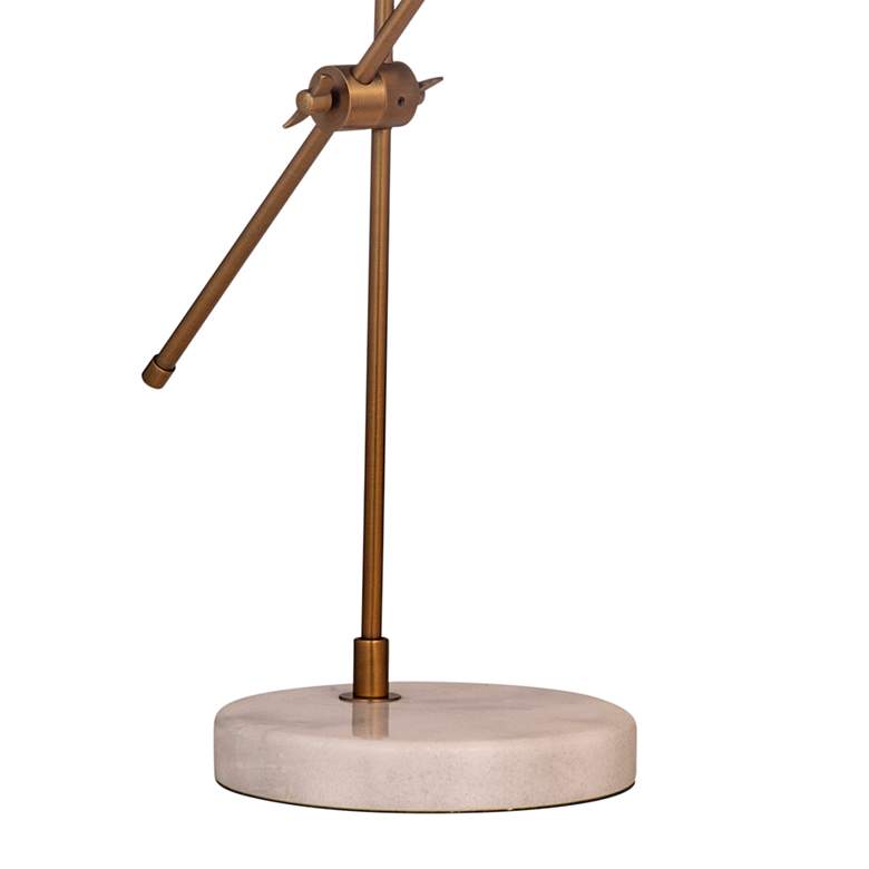Danielle Brass Metal Adjustable Desk Lamp