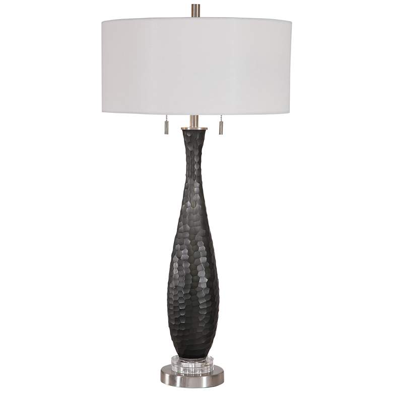 Jothan Black Glass Table Lamp