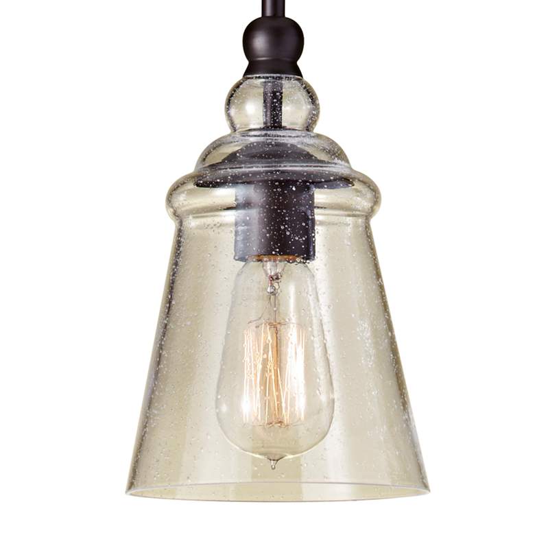 Feiss Urban Renewal 5 3/4" Wide Bronze Mini Pendant