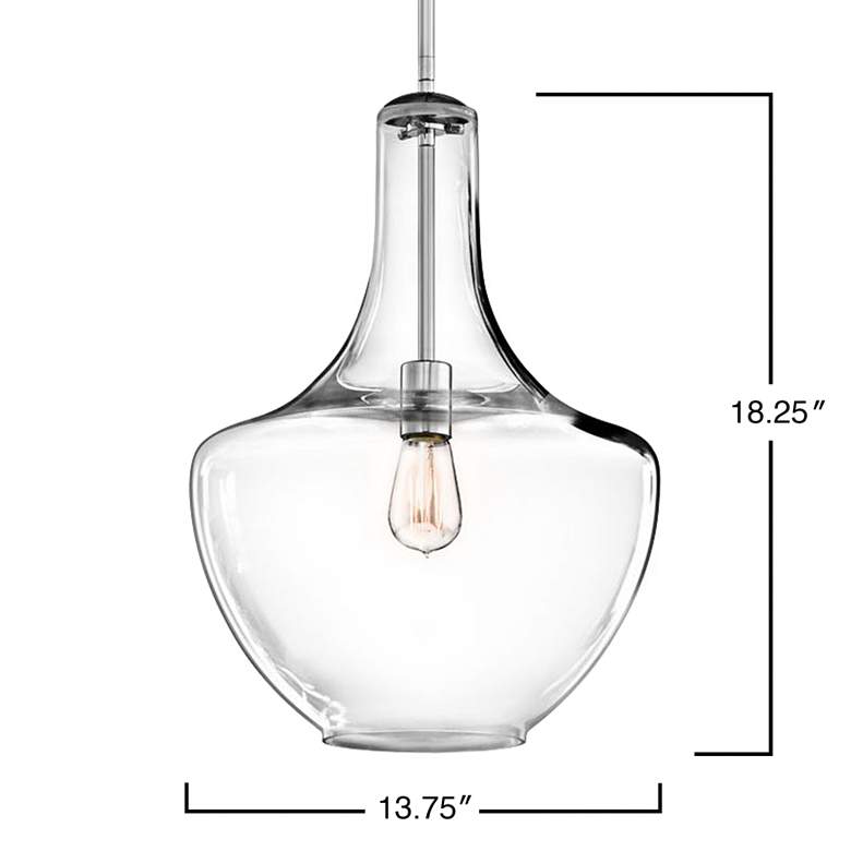 Kichler Everly 13 3/4" Wide Brushed Pendant Light