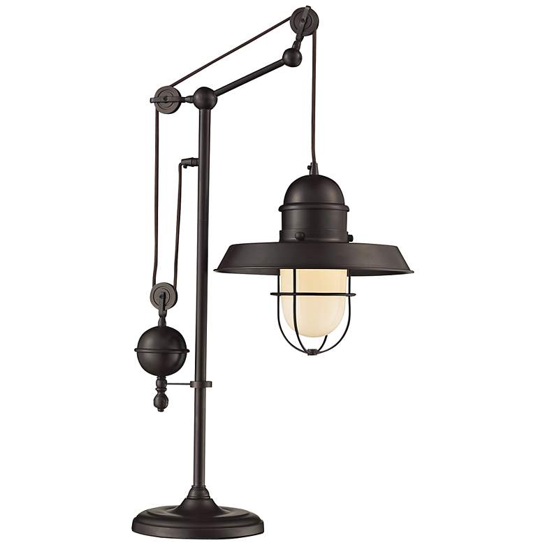 Farmhouse Oiled Bronze Table Lamp