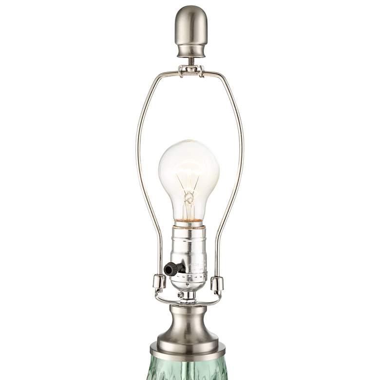 Julia Seafoam Green Glass Table Lamp