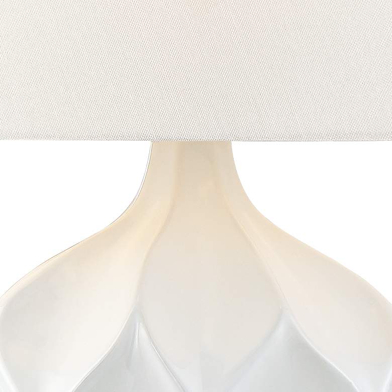 Dobbs White Ceramic Accent Table Lamp