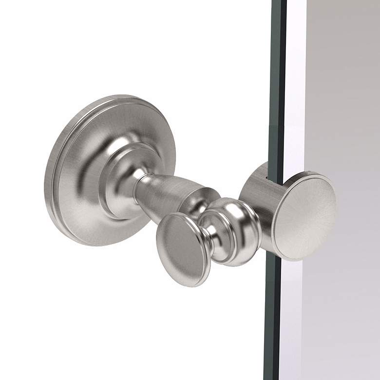 Gatco Tavern Large Nickel 28 1/2" x 32" Wall Mirror