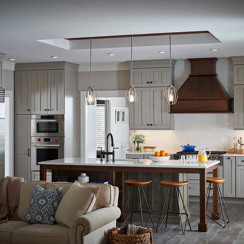 Kichler Tao 8" Wide Brushed Nickel Mini Pendant