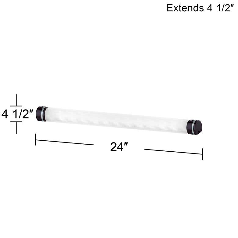 Magana 24" Wide Mahogany Bath Bar