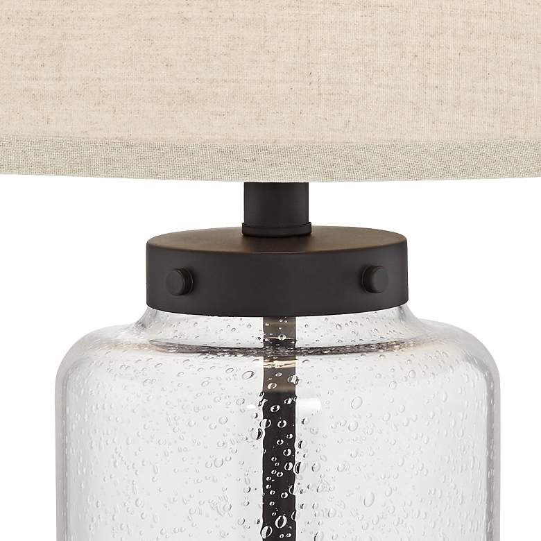 Collectors Dream Black Fillable Table Lamp