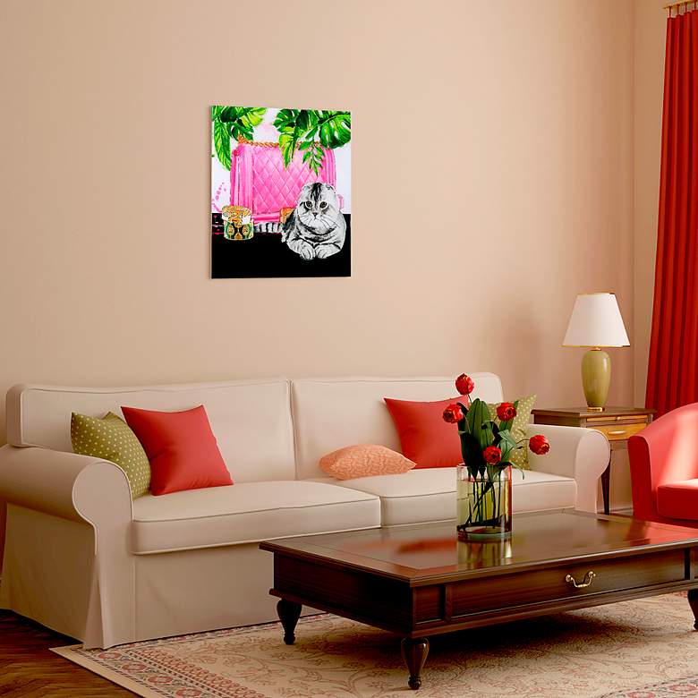 Woman's Best Friends 1 23 1/4" Square Glass Graphic Wall Art