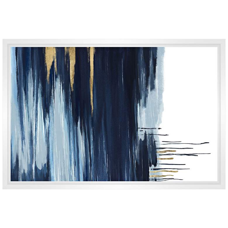 Blue Horizon Framed Canvas Wall Art