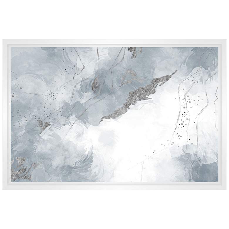 Through The Clouds Framed Canvas Wall Art