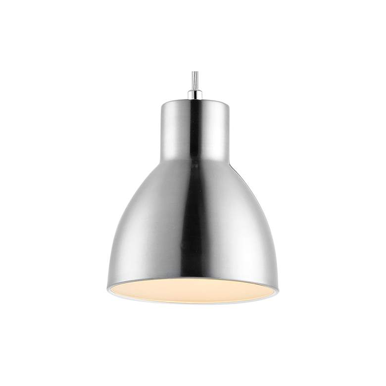 Maxim Cora 7" Wide Satin Nickel Mini Pendant