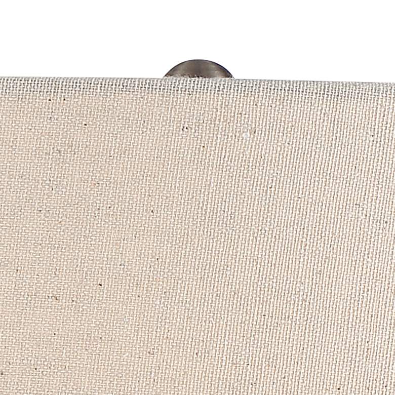 Logan Ribbed Ceramic Modern Table Lamp With Dimmer