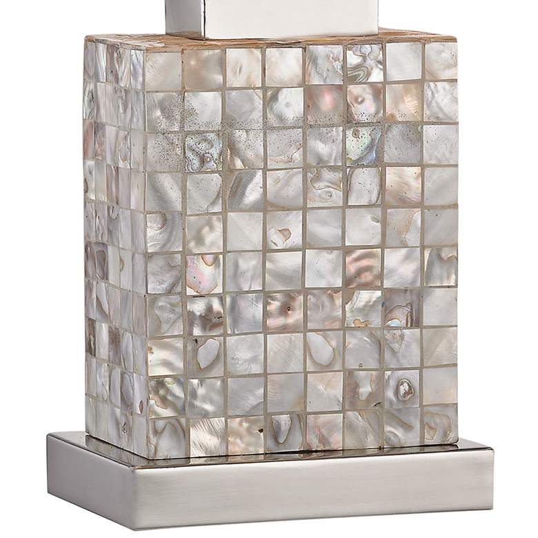 Dimond Mini 17" High Mother of Pearl Shell Accent Table Lamp