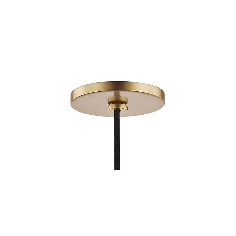 Mitzi Paige 8" Wide Aged Brass Mini Pendant