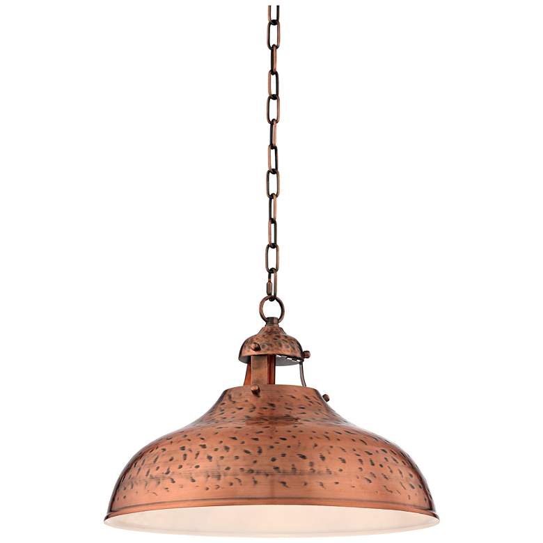 Essex 16" Wide Dyed Metal Pendant Light