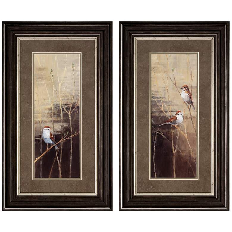 Sparrows Dusk 2-Piece 29" High Wall Art Set