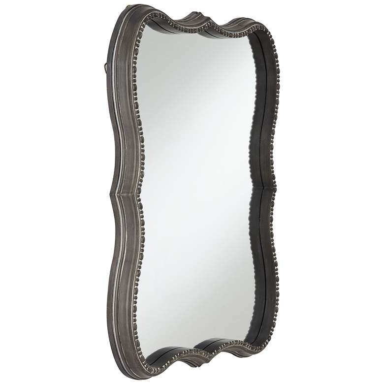 Kontika Black 22 3/4" x 31" Wall Mirror