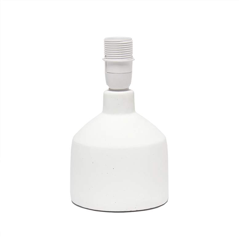 Simple Designs 9 1/2" High Off-White Accent Table Lamp