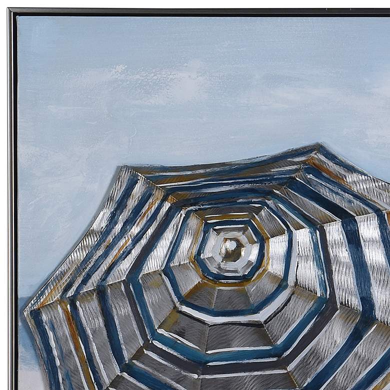 Myra Catching Shade 33" High Square Framed Canvas Wall Art