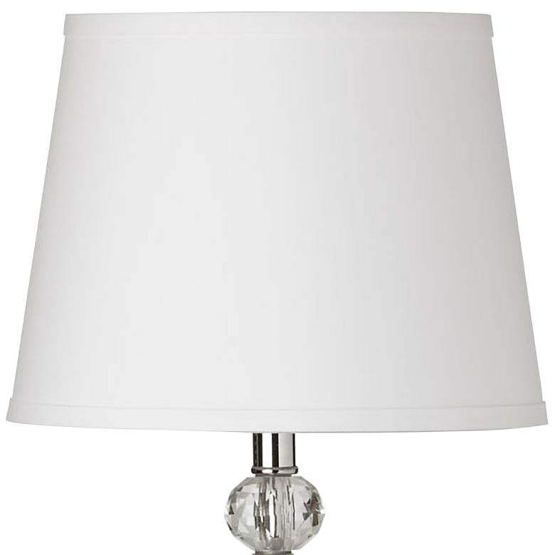Amli 17 1/2"H Polished Chrome w/ Cut Crystal Ball Table Lamp