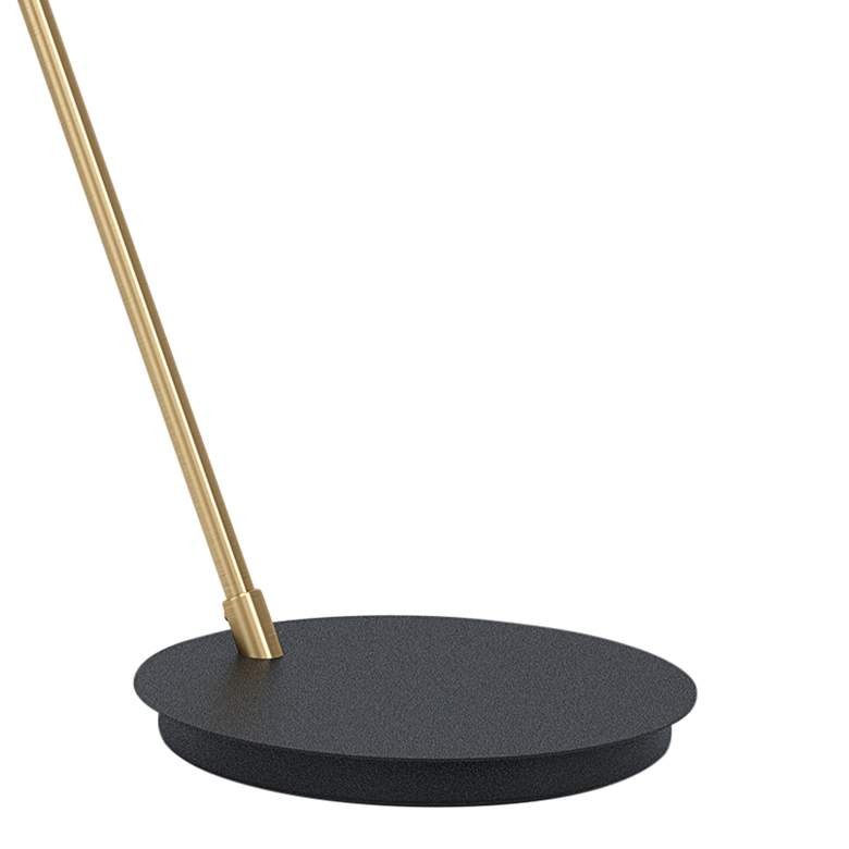 Eglo Amezaga Structured Black and Brushed Brass Desk Lamp
