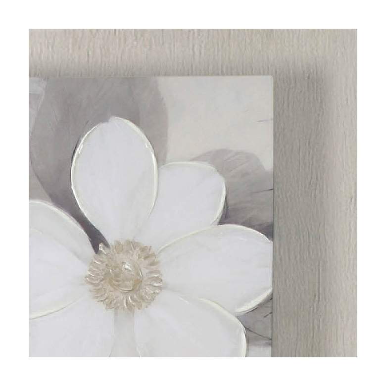 Midday Bloom 30" High Hand-Embellished Canvas Wall Art