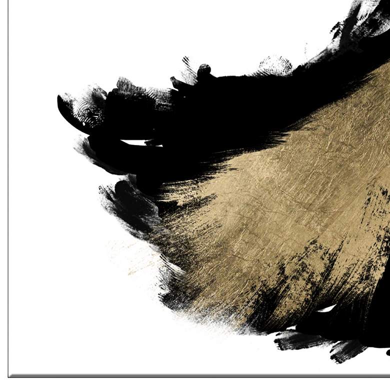 Black and Gold Gown Giclee Canvas Wall Art