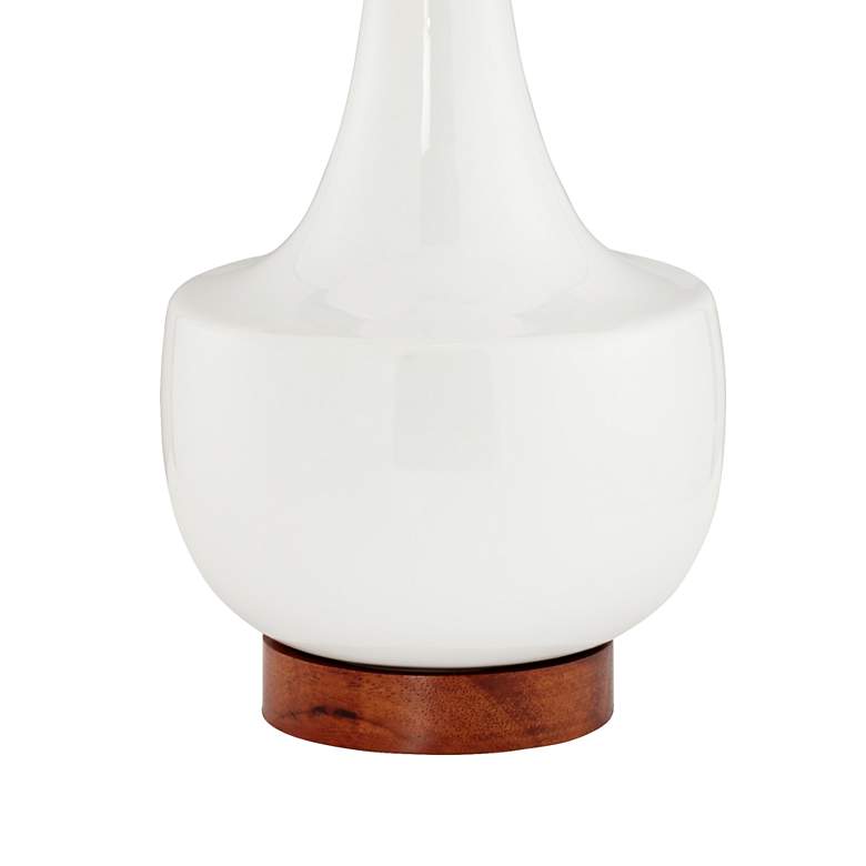 Malone White Ceramic Table Lamp