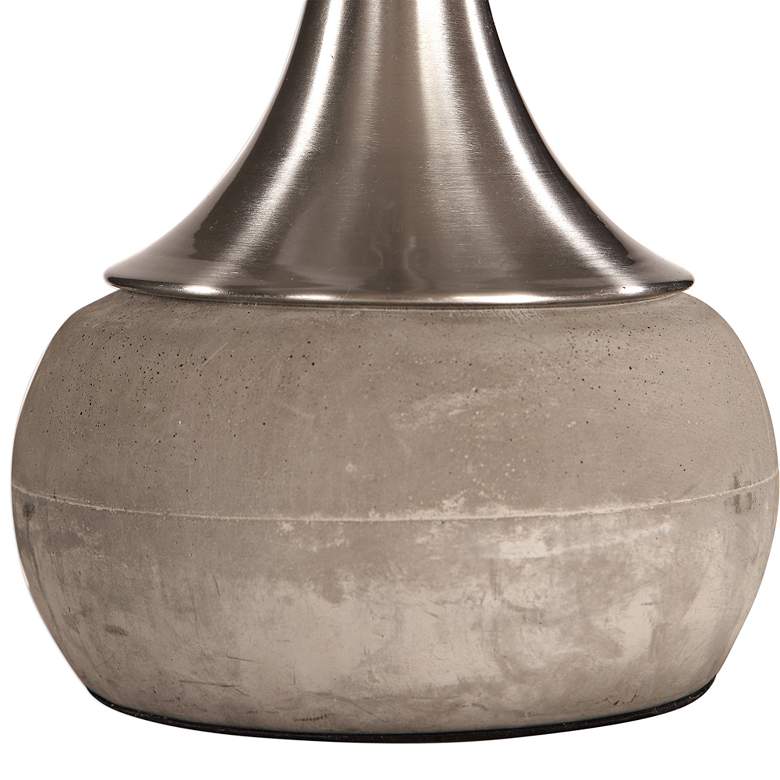 Niah Brushed Nickel Metal Table Lamp
