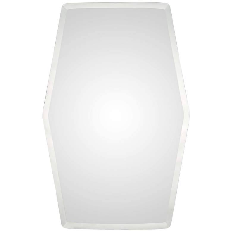 Tel Aviv Frameless 24" x 36" Hexagonal Wall Mirror