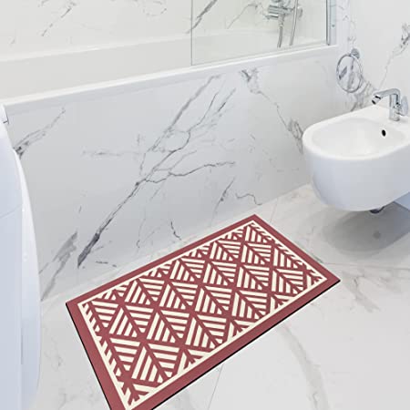 Doormatpro Kitchen Mat 2-Piece Set 59"x17"+30"x17" Soft Kitchen Rug Washable Non-Slip Absorbent Floor Mat for Home Kitchen,Sink,Laundry,Dinning Room,Hallway (Grey, Floral )