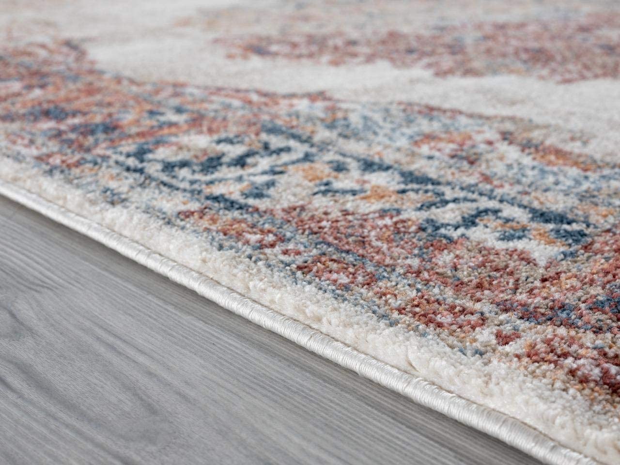 Ivory Oriental Soft Area Rug