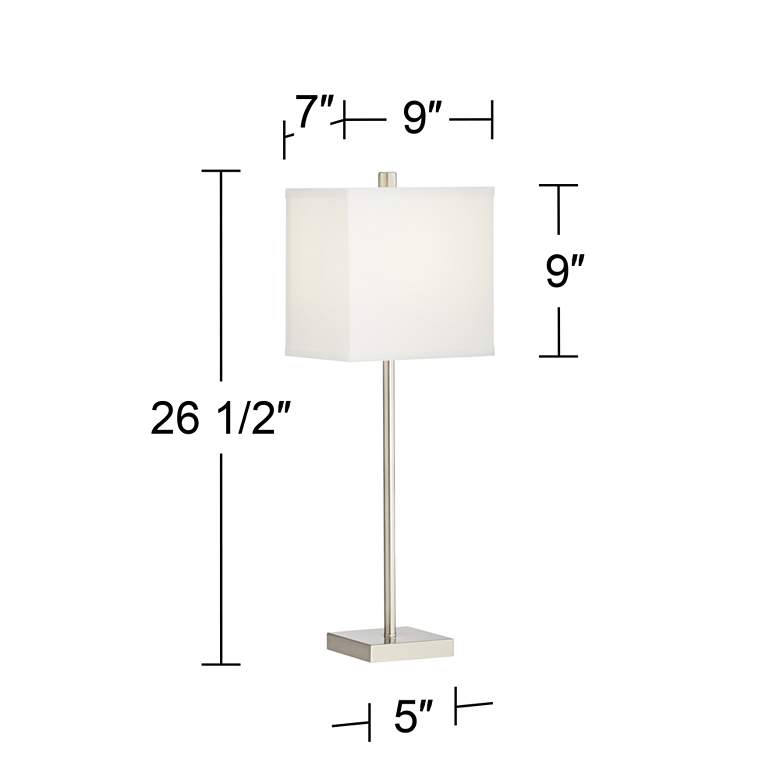 Franco Modern Stick USB Table Lamps Set of 2