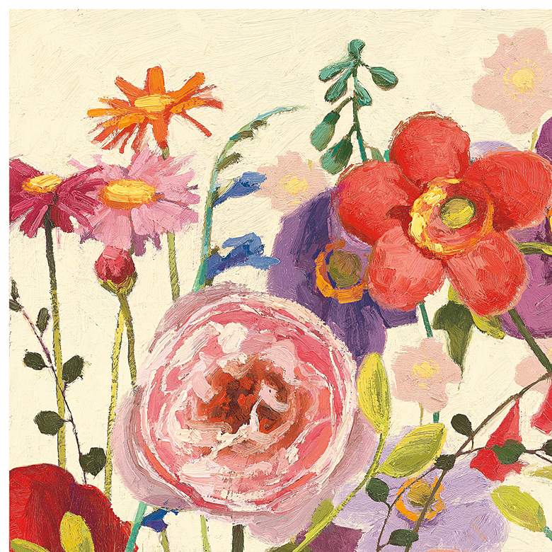 Spring Frolic 24" Square All-Weather Outdoor Canvas Wall Art