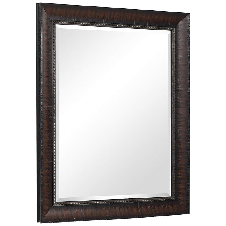 Wythe Woodtones 27 1/2" x 33 1/2" Rectangular Wall Mirror