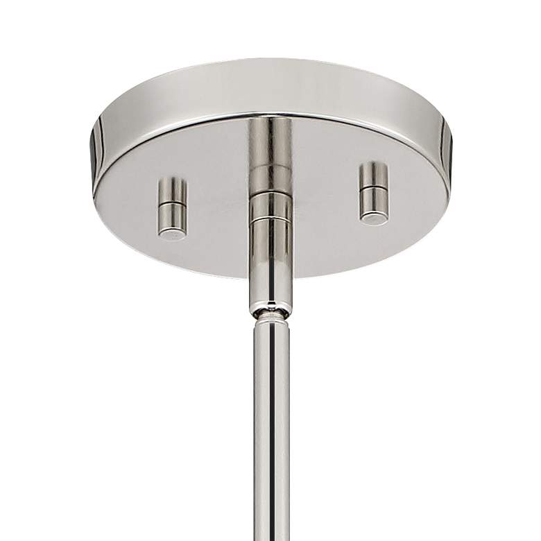 Possini Euro Brindisi 8" Wide Polished Nickel Mini Pendant