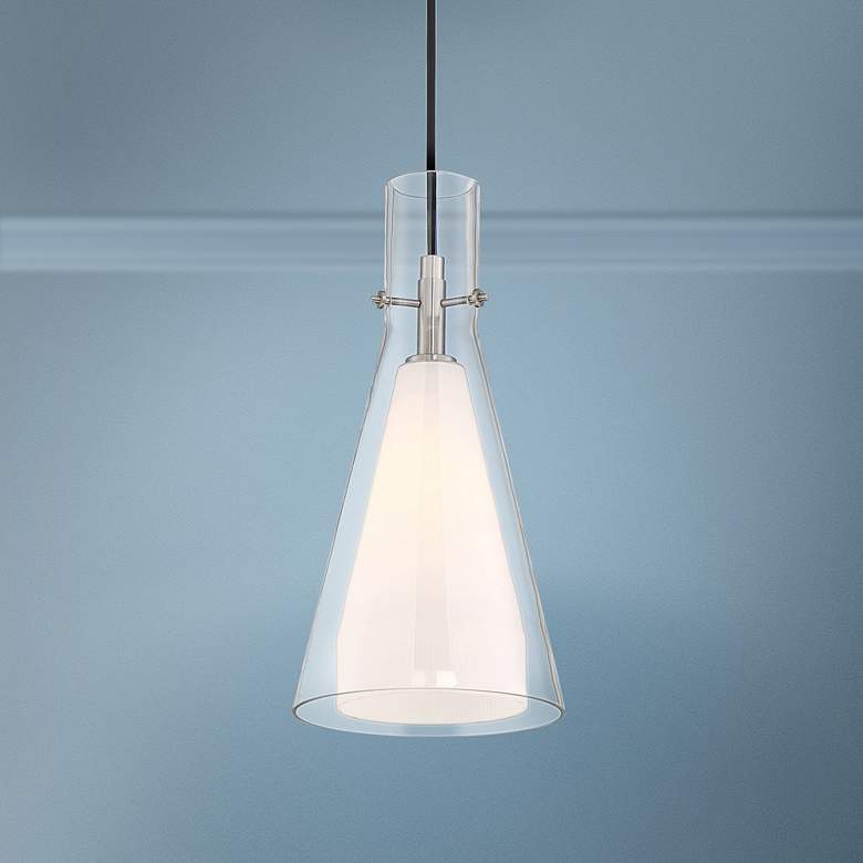 George Kovacs Taper 7"W Brushed Nickel Mini Pendant Light